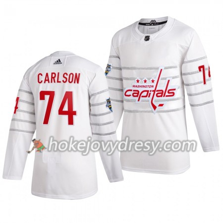 Pánské Hokejový Dres Washington Capitals John Carlson 74 Bílá Adidas 2020 NHL All-Star Authentic